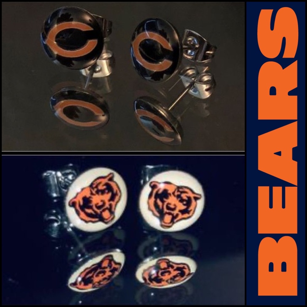 Chicago BEARS Earrings [2 PAIRS]